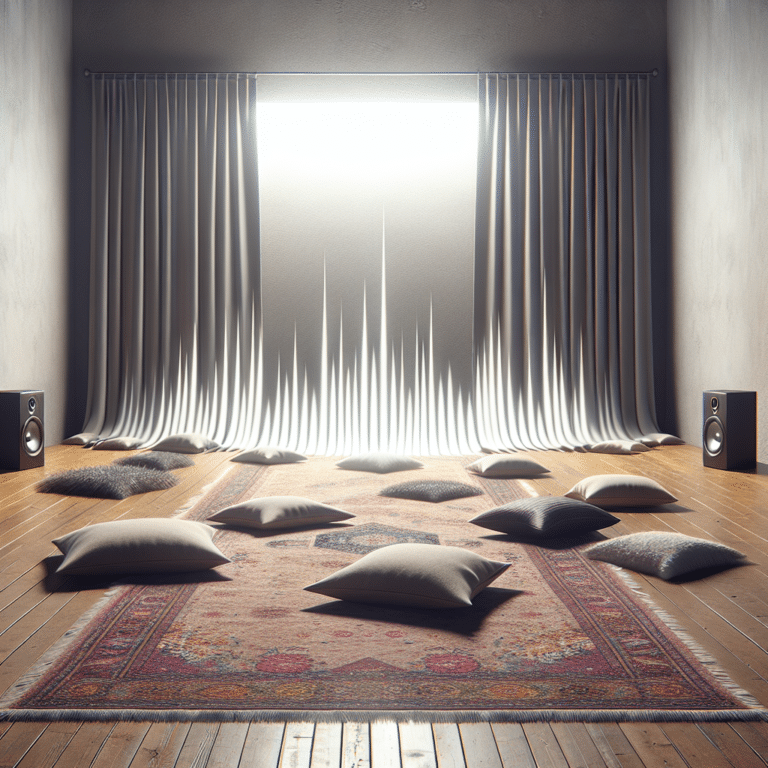 Using Curtains and Rugs to Improve Acoustics