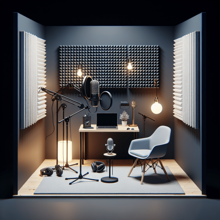 Small Studio Setup for Clear Podcast Sound