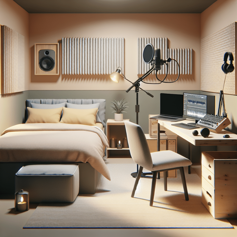 Setting Up a Podcast Booth in a Bedroom