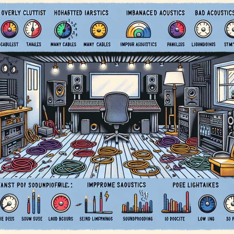 Room Layout Mistakes to Avoid for Recording