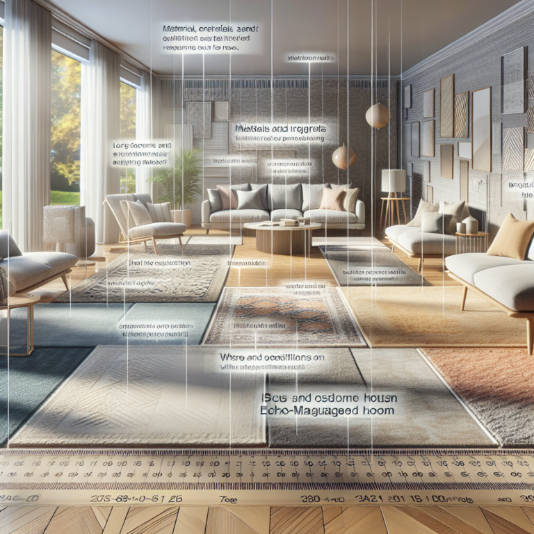  "Using Carpet and Rugs to Reduce Echo