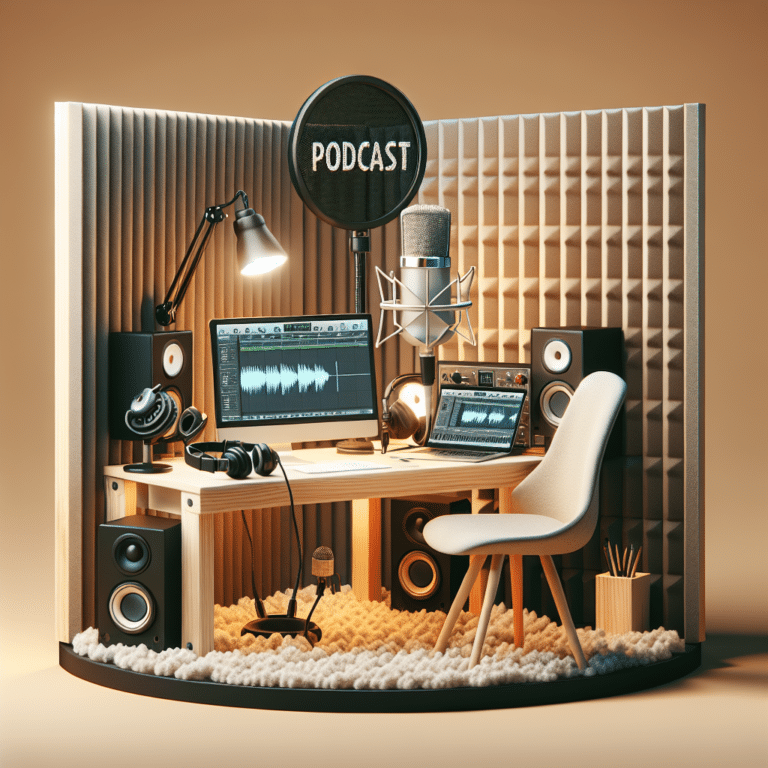 Small Studio Setup for Clear Podcast Sound
