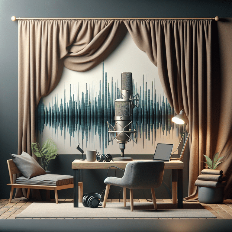 Soundproofing Your Podcast Room with Blankets and Curtains